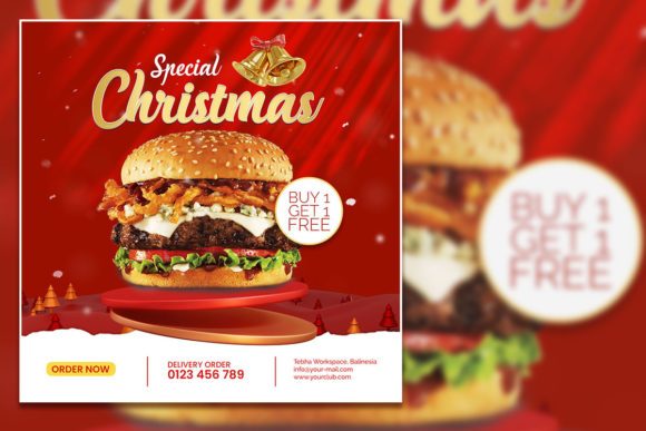 How a Christmas Food Menu Social Media Post Can Elevate Your Holiday Marketing