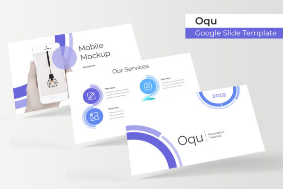 Oqu Google Slide Template: Modular Design for Modern Presentations